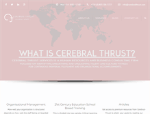Tablet Screenshot of cerebralthrust.com